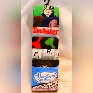 NWT HASBRO classic game socks!
